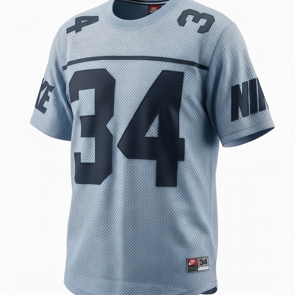 Nike Other - 🏀 Nike Men’s Mesh‎ Jersey Shirt #34 Light Blue Size L